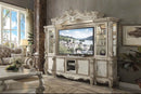 Versailles Entertainment Center, Bone White Finish Acme