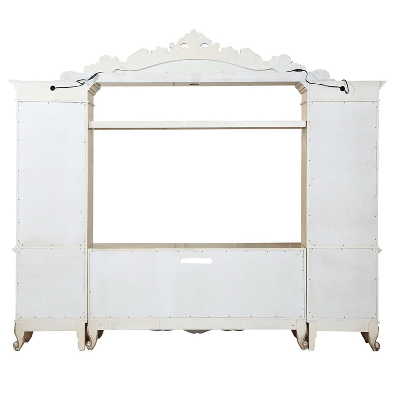 Gorsedd Entertainment Center, Golden Ivory Finish Acme