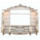 Gorsedd Entertainment Center, Golden Ivory Finish Acme