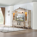Gorsedd Entertainment Center, Golden Ivory Finish Acme