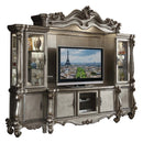 Versailles Entertainment Center, Antique Platinum Finish Acme