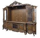 Latisha Entertainment Center, Antique Oak Finish Acme