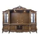 Latisha Entertainment Center, Antique Oak Finish Acme