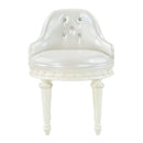Dorothy Vanity Chair w/Swivel, Ivory Finish Acme