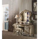 Vendome Vanity Desk, Gold Patina & Bone Finish Acme