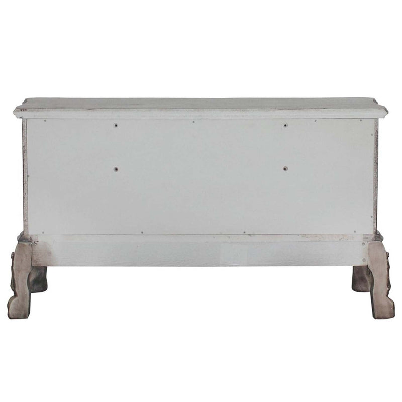 Dresden Vanity Desk, Vintage Bone White Finish Acme