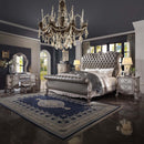 Dresden Vanity Desk, Vintage Bone White Finish Acme