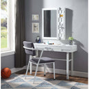 Cargo Vanity Desk, White Finish Acme