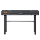 Cargo Vanity Desk, Gunmetal Finish Acme