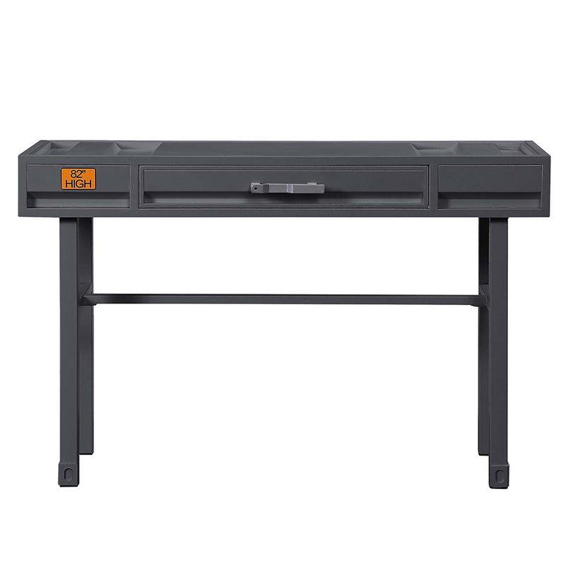 Cargo Vanity Desk, Gunmetal Finish Acme