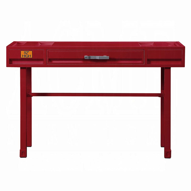 Cargo Vanity Desk, Red Finish Acme