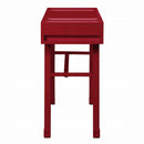 Cargo Vanity Desk, Red Finish Acme