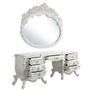 Vanaheim Vanity Desk, Antique White Finish Acme