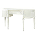 Dorothy Vanity Desk & Mirror, Ivory Finish Acme
