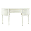 Dorothy Vanity Desk & Mirror, Ivory Finish Acme