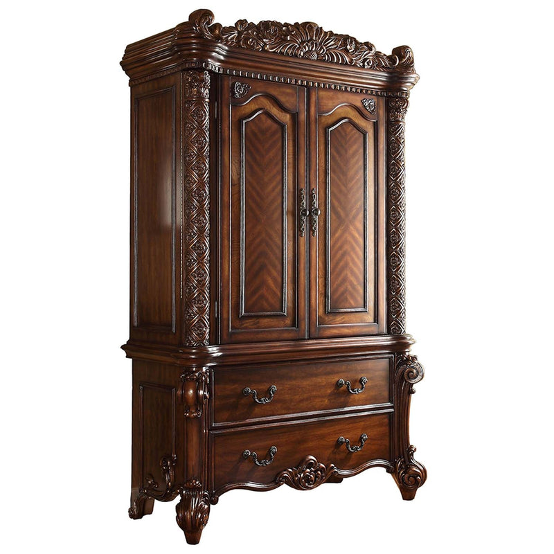 Vendome Wardrobe, Cherry Finish Acme