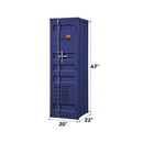 Cargo Wardrobe, Blue Finish Acme