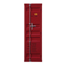 Cargo Wardrobe, Red Finish Acme