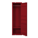 Cargo Wardrobe, Red Finish Acme