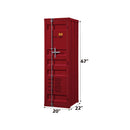 Cargo Wardrobe, Red Finish Acme