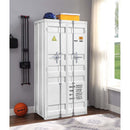Cargo Wardrobe, White Finish Acme