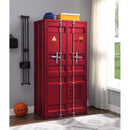 Cargo Wardrobe, Red Finish Acme