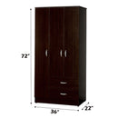 Olean Wardrobe, Espresso Finish Acme