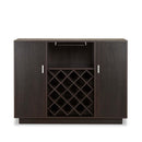 Hazen Wine Cabinet, Espresso Finish Acme