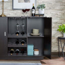 Hazen Wine Cabinet, Espresso Finish Acme
