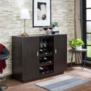 Hazen Wine Cabinet, Espresso Finish Acme