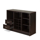 Hazen Wine Cabinet, Espresso Finish Acme
