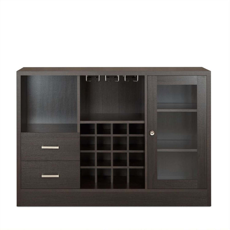 Hazen Wine Cabinet, Espresso Finish Acme