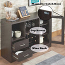 Hazen Wine Cabinet, Espresso Finish Acme