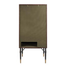 Yoela Wine Cabinet, Leather & Aluminum Acme