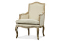 Asami Wood Accent Chair, Beige Baxton