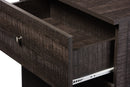 Sheraton Espresso Brown Wood 3-Drawer Storage Chest Baxton