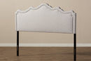 Carlyn Greyish Beige Fabric Full Size Headboard Baxton