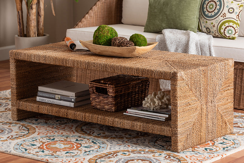 Ardelle Rectangle Seagrass Coffee Table