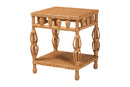 Kelsy Natural Rattan End Table