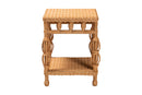 Kelsy Natural Rattan End Table