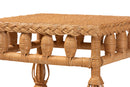 Kelsy Natural Rattan End Table