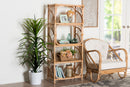 Abel Natural Rattan 4-Tier Display Shelf