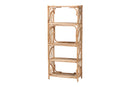 Abel Natural Rattan 4-Tier Display Shelf