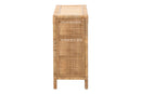 Enzo Natural Rattan 4-Tier Display Shelf