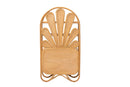 Kasper Peacock Fan Natural Rattan Cabinet