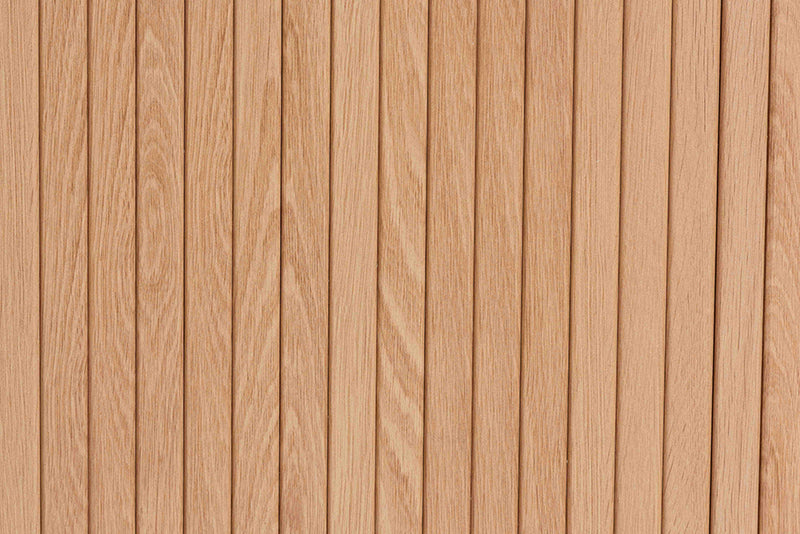 Dominic Fluted Wood Storage Cabinet 35" Wide