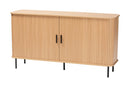 Dominic Fluted Wood Sideboard 55" Wide