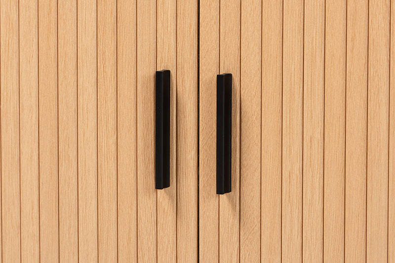 Dominic Fluted Wood Sideboard 55" Wide