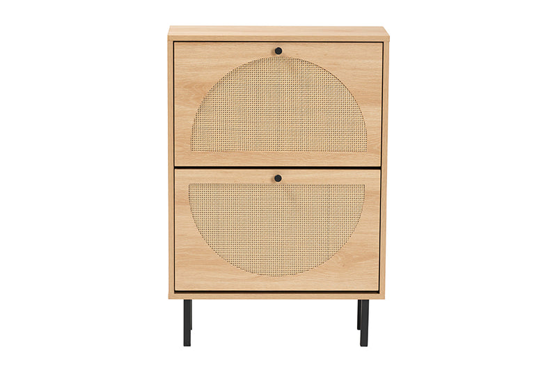 Optimus 12-Pair Wood Shoe Cabinet
