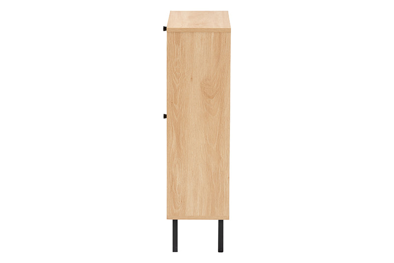 Optimus 12-Pair Wood Shoe Cabinet